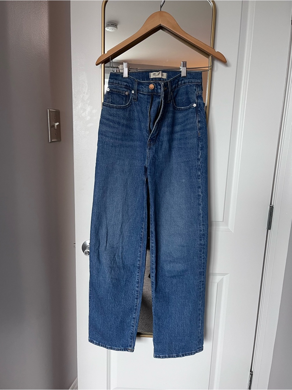 Madewell Perfect Vintage Wideleg Crop Jean